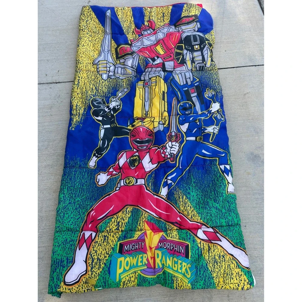 Ero Power Rangers Sleeping Bag OS Multi Vintage 1994 Megazord Kids